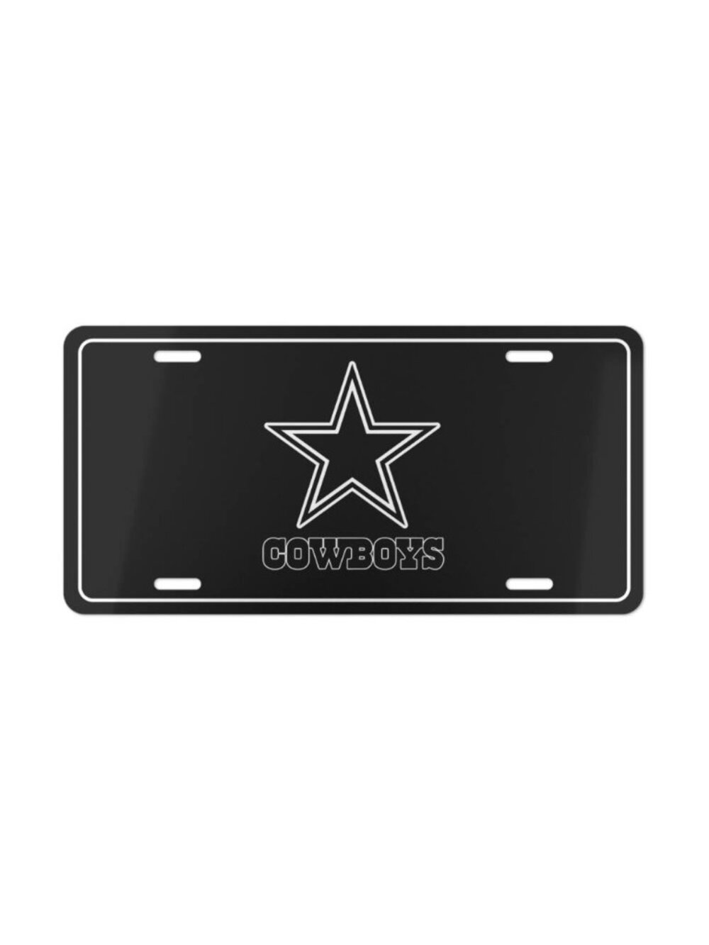 Dallas Cowboys License Plate Auto Car Tag Metal Aluminum (Vanity Plate)